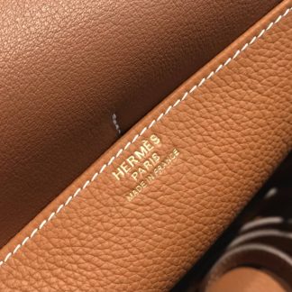 Replica Hermes Halzan Mini 22 Clemence Leather Bag