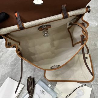 Replica Hermes Ebene Vache Hunter Chaine D'ancre Herbag 31 PM Bag