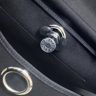 Replica Hermes Herbag Zip 31 Hunter Leather Canvas Bag