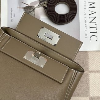 Replica Hermes 24 24 Mini 21 Evercolor Leather Bag