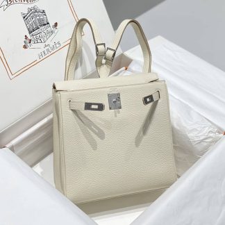 Replica Hermes Kelly Ado Clemence Leather Backpack