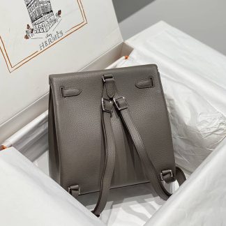 Replica Hermes Kelly Ado Clemence Leather Backpack