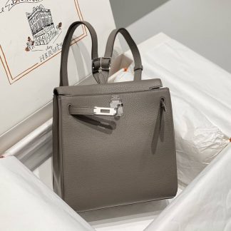 Replica Hermes Kelly Ado Clemence Leather Backpack