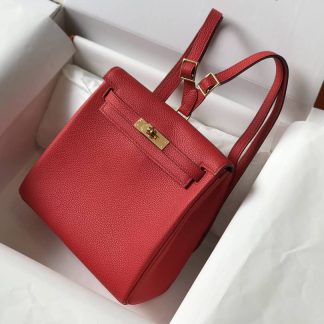 Replica Hermes Kelly Ado Clemence Leather Backpack