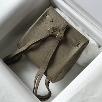 Replica Hermes Kelly Ado Clemence Leather Backpack
