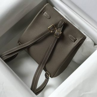 Replica Hermes Kelly Ado Clemence Leather Backpack