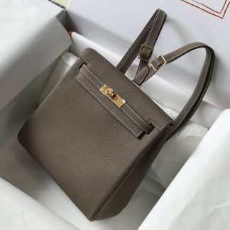 Replica Hermes Kelly Ado Clemence Leather Backpack