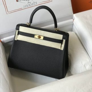Replica Hermes Kelly 28 Togo Leather Bag