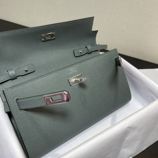 Replica Hermes Kelly To Go Epsom Calfskin Wallet WOC