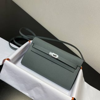 Replica Hermes Kelly To Go Epsom Calfskin Wallet WOC