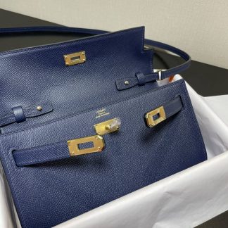 Replica Hermes Kelly To Go Epsom Calfskin Wallet WOC