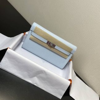 Replica Hermes Kelly To Go Epsom Calfskin Wallet WOC
