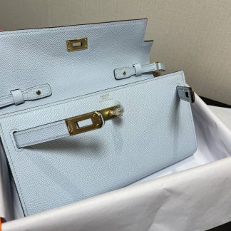 Replica Hermes Kelly To Go Epsom Calfskin Wallet WOC