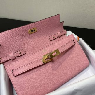 Replica Hermes Kelly To Go Epsom Calfskin Wallet WOC