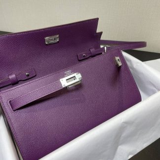 Replica Hermes Kelly To Go Epsom Calfskin Wallet WOC