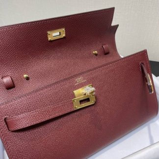 Replica Hermes Kelly To Go Epsom Calfskin Wallet WOC