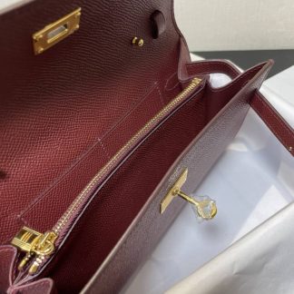 Replica Hermes Kelly To Go Epsom Calfskin Wallet WOC