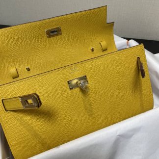 Replica Hermes Kelly To Go Epsom Calfskin Wallet WOC