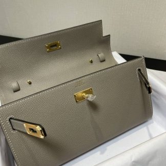Replica Hermes Kelly To Go Epsom Calfskin Wallet WOC