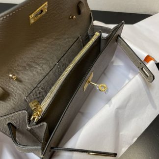 Replica Hermes Kelly To Go Epsom Calfskin Wallet WOC