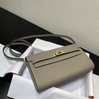 Replica Hermes Kelly To Go Epsom Calfskin Wallet WOC