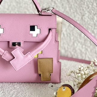Replica Hermes Kelly Doll Picto Epsom Calfskin Bag