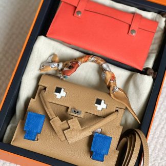 Replica Hermes Kelly Doll Picto Epsom Calfskin Bag