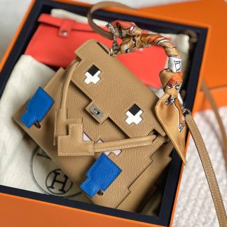 Replica Hermes Kelly Doll Picto Epsom Calfskin Bag