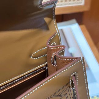 Replica Hermes Kelly 28 Custom Painted Vintage Bag
