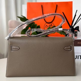 Replica Hermes Kelly Elan Chevre Mysore Leather Bag