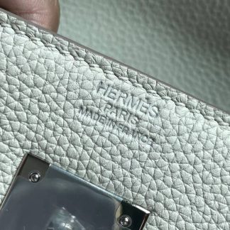 Replica Hermes Kelly Clemence Leather Messenger Bag