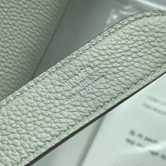 Replica Hermes Kelly Clemence Leather Messenger Bag