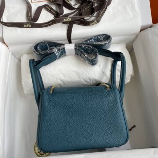 Replica Hermes Mini Lindy Clemence Leather Bag