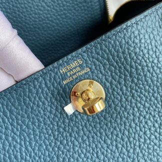 Replica Hermes Mini Lindy Clemence Leather Bag