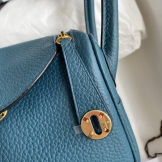 Replica Hermes Mini Lindy Clemence Leather Bag
