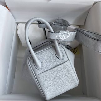 Replica Hermes Mini Lindy Clemence Leather Bag