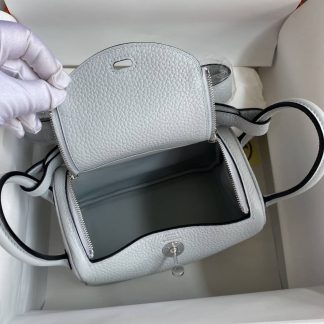 Replica Hermes Mini Lindy Clemence Leather Bag