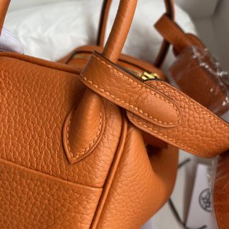 Replica Hermes Mini Lindy Clemence Leather Bag
