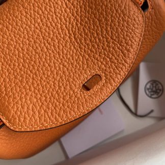 Replica Hermes Mini Lindy Clemence Leather Bag