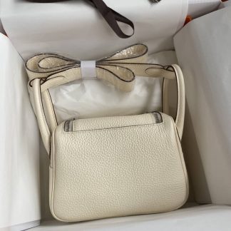 Replica Hermes Mini Lindy Clemence Leather Bag