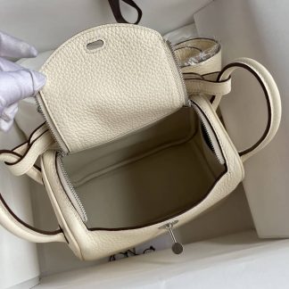 Replica Hermes Mini Lindy Clemence Leather Bag