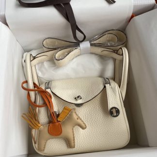 Replica Hermes Mini Lindy Clemence Leather Bag