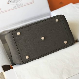 Hermes Lindy 30 Clemence Leather Bag