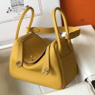 Hermes Lindy 30 Clemence Leather Bag