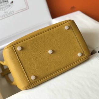Hermes Lindy 30 Clemence Leather Bag