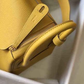 Hermes Lindy 30 Clemence Leather Bag