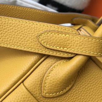 Hermes Lindy 30 Clemence Leather Bag