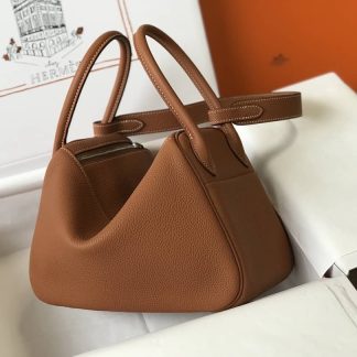 Hermes Lindy 30 Clemence Leather Bag