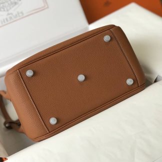 Hermes Lindy 30 Clemence Leather Bag