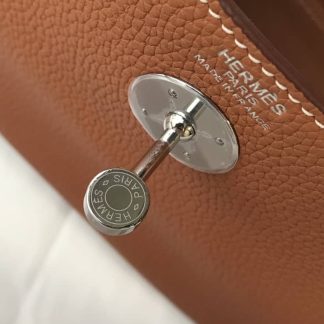 Hermes Lindy 30 Clemence Leather Bag